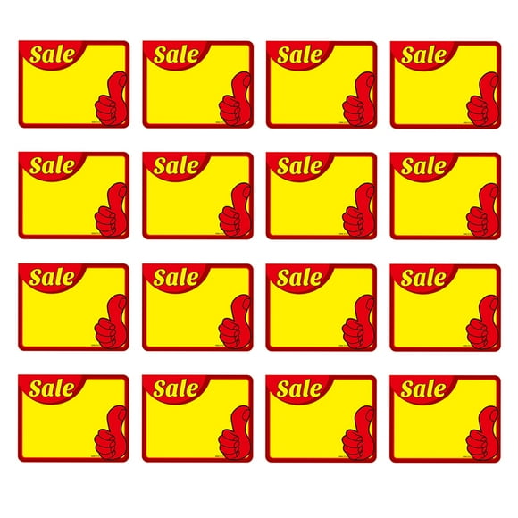 Shisuyan 50 Pcs Market Price Signs Advertising Tags Retail Shop Blank Label Tags