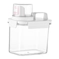 thumbnail image 2 of Contenedor de detergente para ropa, dispensador de suavizante, transparente, hermético, portátil, resistente, caja de almacenamiento para inodoro 1100 ml, 2 of 9