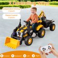 thumbnail image 4 of Gymax 4 in 1 Ride on Tractor Excavator & Bulldozer for Kids Trailer Shovel Bucket, 4 of 10