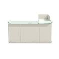 thumbnail image 2 of Mayline Medina 87"" x 62"" Reception Station in Sea Salt Laminate, 2 of 3