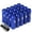 Blue, variant on J2 Engineering LN-T7-003-125-RD J2 Engineering 7075 -T6 Forged Aluminum M12 x 1.25 20Pcs 60mm Height Open -End Lug Nut Set w / Socket Adapter Red