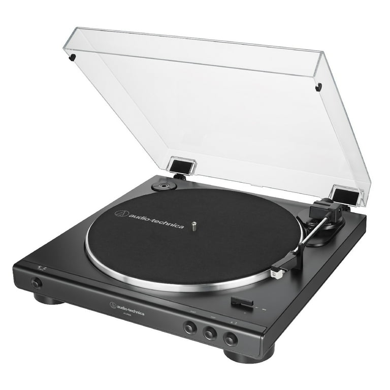Audio-Technica AT-LP60X Turntable with Powered Studio Monitors