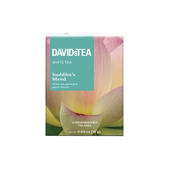 DAVIDsTEA Buddha's Blend White Tea 12 Tea Bags