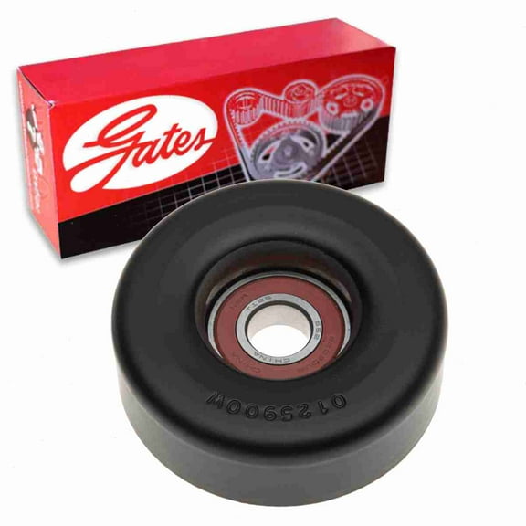 Gates Serpentine DriveAlign Drive Belt Idler Pulley compatible with GMC Yukon 4.8L 5.3L 6.0L V8 2000-2002