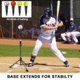 thumbnail image 4 of Tee de bateo de béisbol AOLIGEIJS con altura ajustable y soporte portátil, 4 of 7