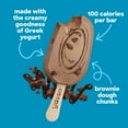 thumbnail image 3 of Yasso Greek Yogurt Creamy Fudge Brownie Ice Cream Bars, 4 Count Frozen, 3 of 8