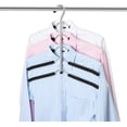 thumbnail image 1 of Perchas para pantalones que ahorran espacio, resistentes, cromadas, antideslizantes, construcción robusta, organizadores de armario con brazo oscilante para cocina, baño, área de armario (1 pieza), 1 of 5