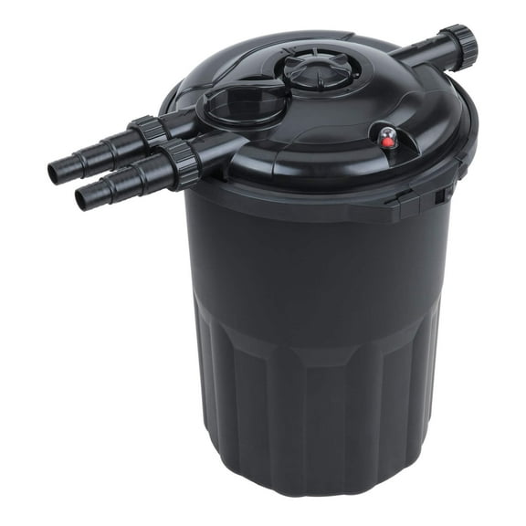EasyPro EC3900 ECO-Clear Pressurized Filter/Dual Filtration/for Ponds up to 3900 Gallons - No Fish OR 1950 Gallons - with Fish / 3 Year Limited Warranty