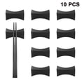 thumbnail image 1 of Elegant Utensil Holders For Tableware Rest Stand, Creative Pillow Shape Stainless Steel Chopstick Rest, Black Aluminum Alloy Set, 1 of 8