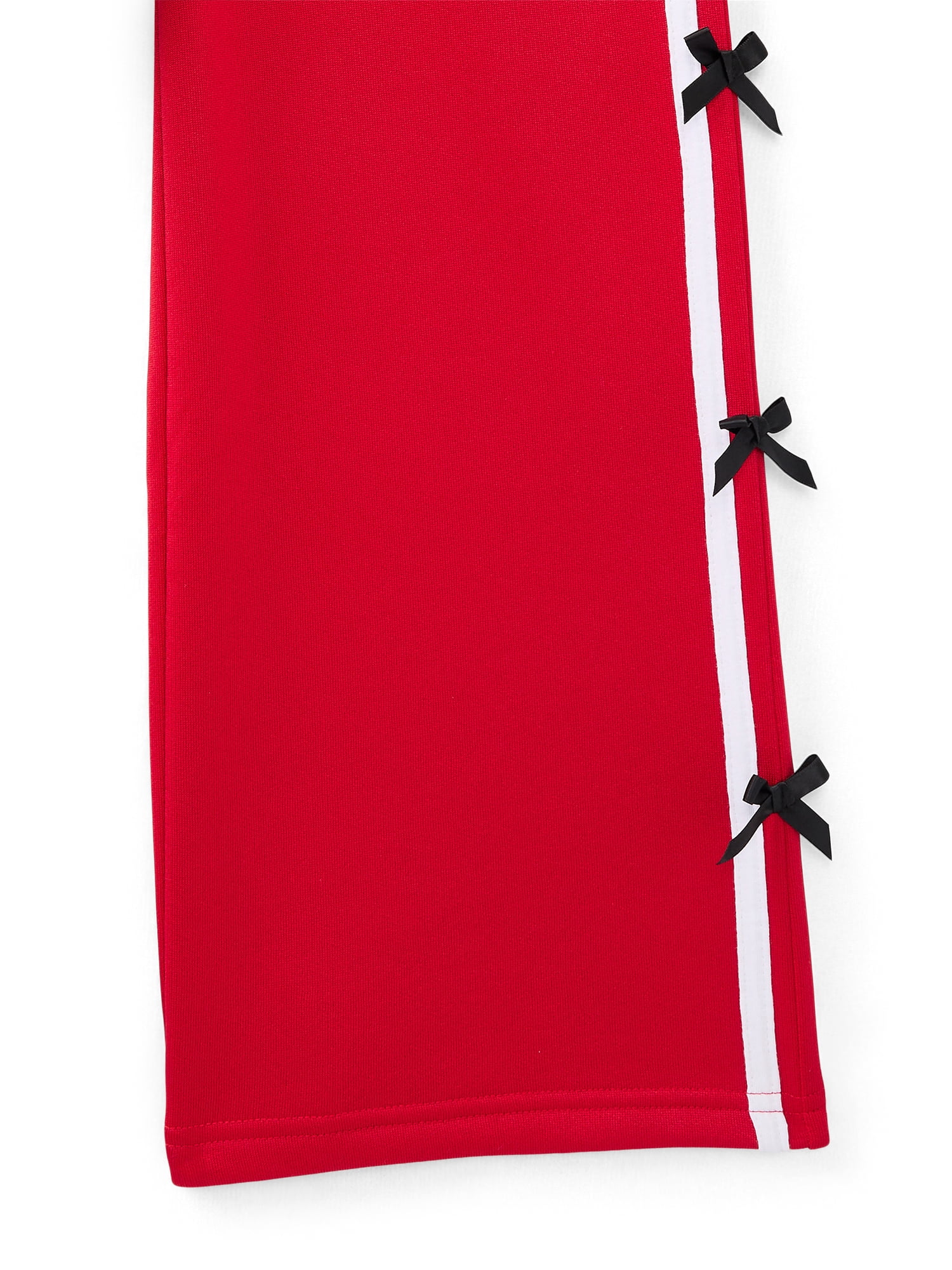 Minnie Mouse Girls Active Track Pants with Side Bows, Sizes 4-16