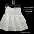 thumbnail image 2 of Falda pantalón corta plegable de corte holgado de talle alto con forma de A para mujer, estilo princesa, para primavera y verano, 2 of 5