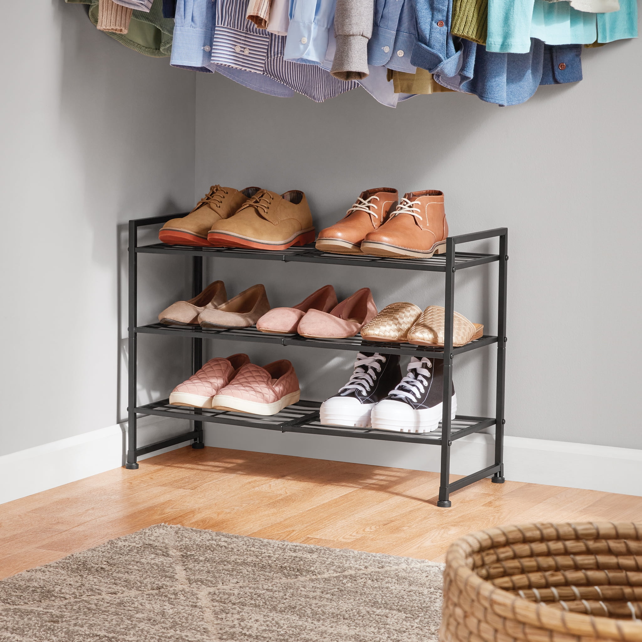 Shoe racks at walmart discount