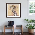 thumbnail image 3 of Art.com Klimt Giraffe I Art Print, Brown Frame Wall Art, 38" x 38", 3 of 5