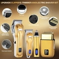 thumbnail image 2 of Cordless Hair Clippers And Shaver Set Rechargeable Hair Grooming Kit For Head, Nose, Beard, Body, 2 of 6