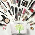 thumbnail image 6 of Canvas Makeup Bag Cosmetic Bag Travel Portable Make Up Pouch Toiletry Small Organizer Case Tarot Crafts Storage Pencil Case with Zipper for Women Girlfriend Wife 7x10 Inch Tree of Life, 6 of 6