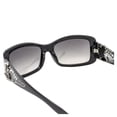 thumbnail image 5 of Rodeo Queen Belle Womens Fashion Sunglasses Black Frame w/ Bling Rhinestones & Smoke Gradient Lens, 5 of 7