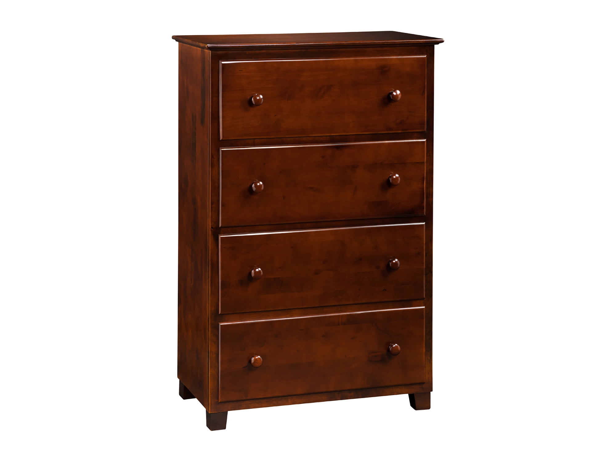 Atlantic 4 Drawer 48 inch Chest Walnut