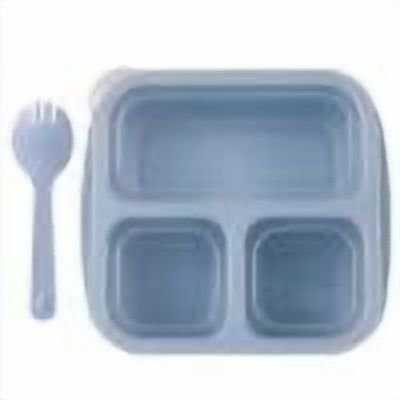 PEONAVET A Chopper Bento Box Snack Containers With 3 Compartments For Meal Prep School Travel Lunchable Container Reusable And