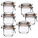 thumbnail image 3 of Le Parfait Super Terrine Jar | 7oz/Half Pint (Pack of 6) 200ml French Glass Jar, Airtight Rubber Seal & Glass Lid | Glass Jars for Kitchen Organization and Storage Containers for Essentials, 3 of 5