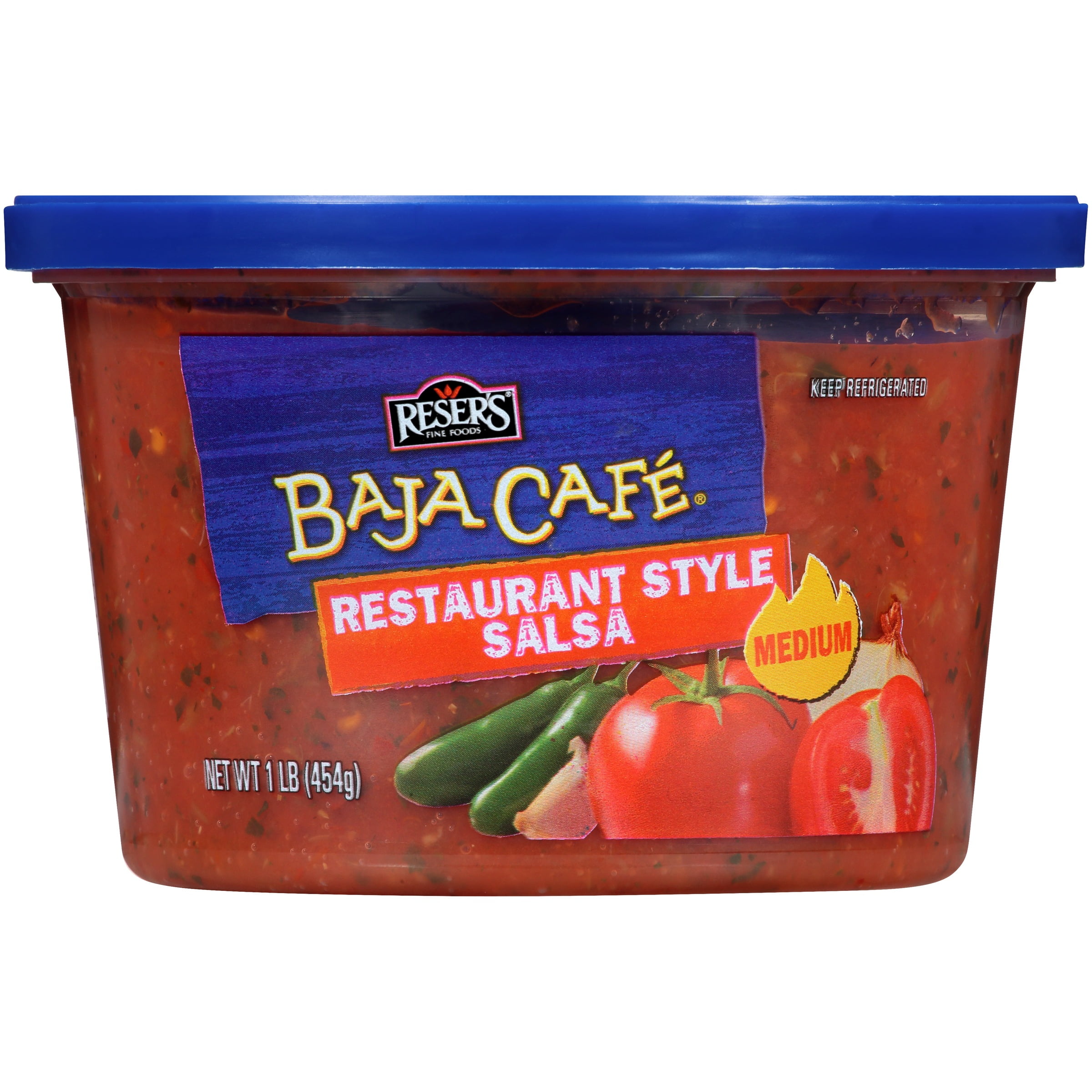Reser's® Baja Cafe® Medium Restaurant Style Salsa 16 oz. Tub