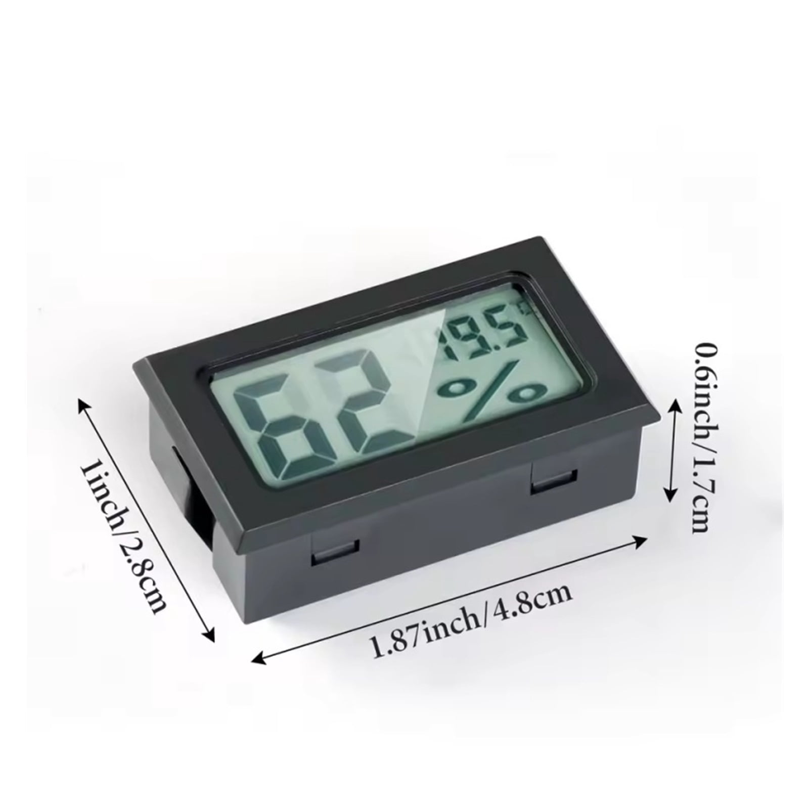 6/4/2pcs Digital LCD Thermometer Hygrometer Indoor Room Mini Electronic Temperature Humidity - 6PCS BLACK ℉
