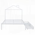 thumbnail image 4 of Full Size Metal Platform Bed with No Box Spring,White,Stable for Bedroom, 4 of 19