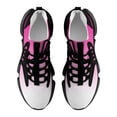 thumbnail image 5 of Aesthetic Rose Red And White Gradient Walking Shoes for Men Woman Lightweight Tennis Fashion Elastic Sports Shoes Cushion Basketball Shoes, 5 of 7