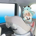 thumbnail image 4 of NIBOLOG Car Inside Mirror Convenient Cartoon Shape Lightweight Car Baby Rearview Adjustable Safety Seat Mirror for Kids, 4 of 8