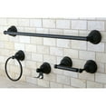 thumbnail image 2 of Kingston Brass BAK3961478ORB Restoration 4-Piece Bathroom Hardware, Oil Rubbed Bronze, 2 of 7