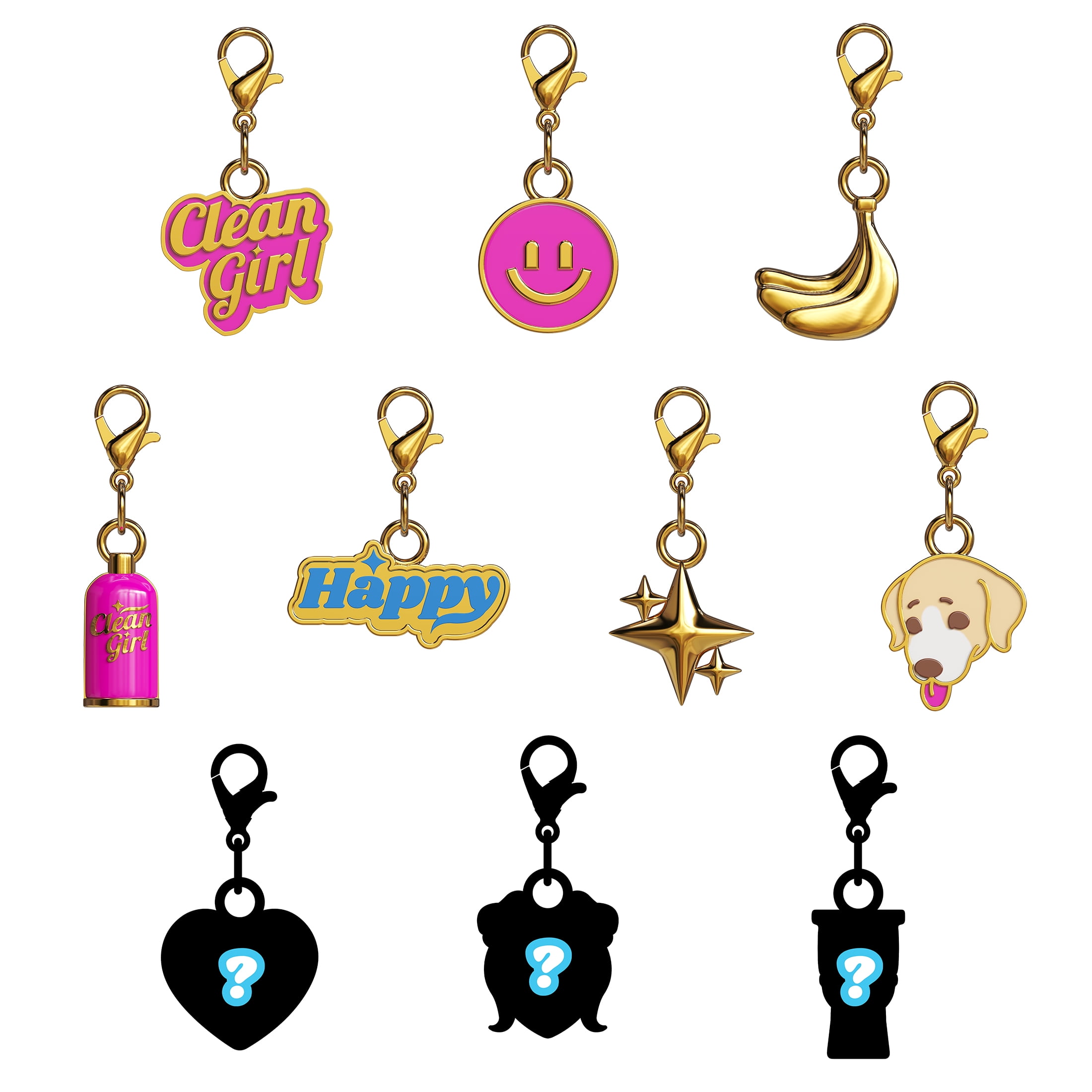 Clean Girl  Mystery Clean Up Kit  Series 1  Mini Surprise Sphere Bundle Sand, Charm Bracelet, Jewelry, Collectible Trading Card and QR Code Reveal - Officially Licensed Toy by PhatMojo
