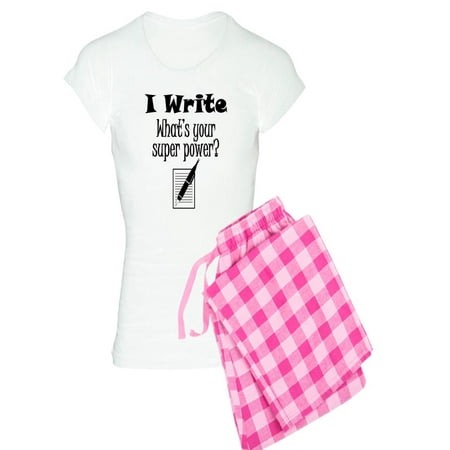 

CafePress - I Write What S Your Super Power Pajamas - Women s Light Pajamas