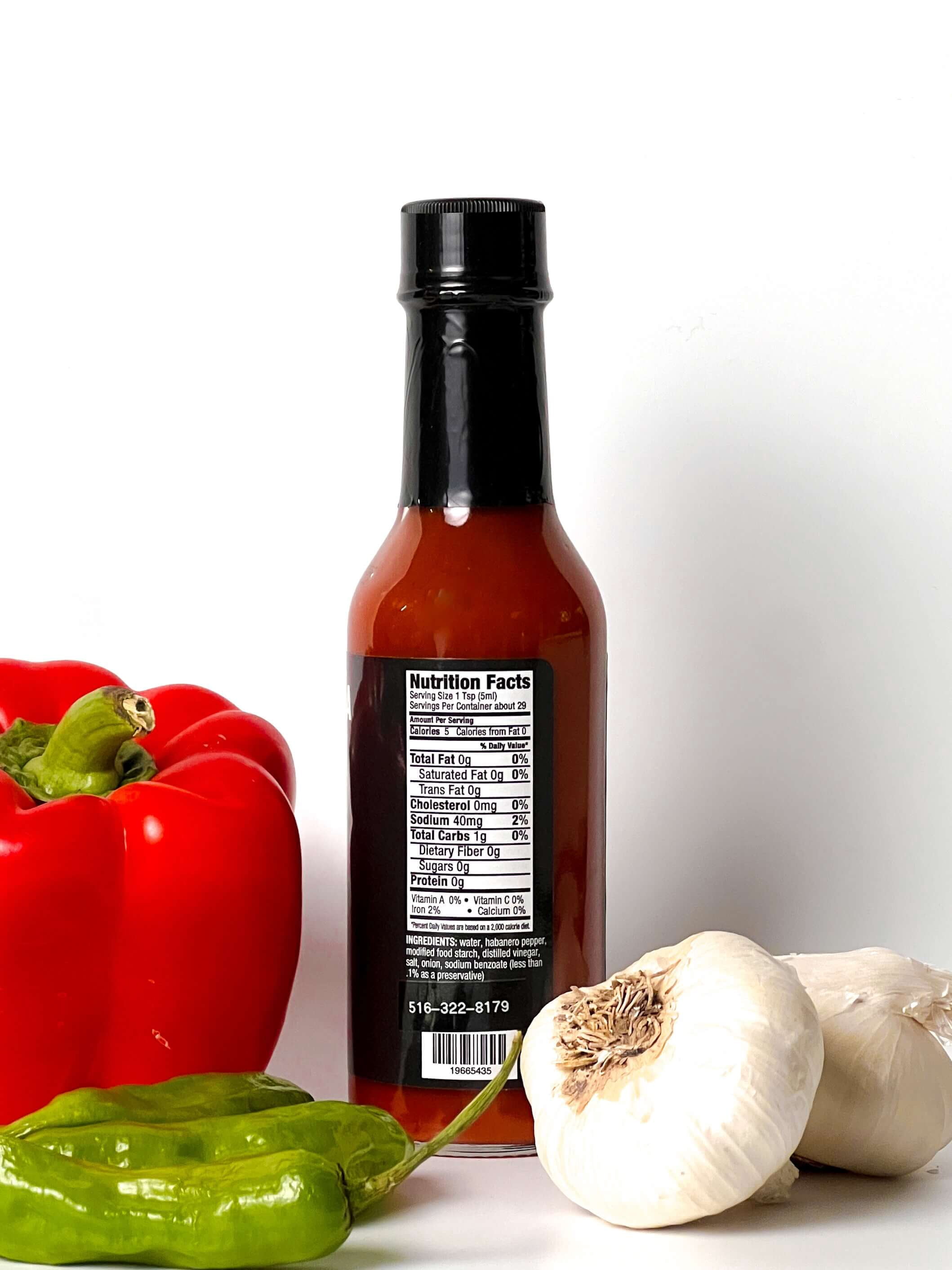MAMBA Blazin Bajan Hot Sauce, Caribbean Habanero Pepper Sauce with Fruity, Smoky & Sweet Notes, Spicy Condiment for Fish, Potatoes, Soups & Stews