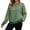 Green women oversized striped sweater a1, variant on Tusihei Women Long Sleeve Crewneck Oversized Striped Sweater Casual Loose Fit Pullover Tops Comfortable Fashion Shirts for Women Daily Wear, Gray L