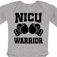 thumbnail image 4 of Inktastic Nicu Warrior Baby Boy Boys Long Sleeve Baby Bodysuit, 4 of 5