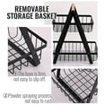 thumbnail image 3 of 2 tier vegetable racks, fruit and vegetable storage basket rack, 3 of 5