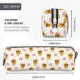 thumbnail image 3 of Sikiie Cute Duck Leather Pencil Case, Makeup Pouch, Zipper Pouch for Daily Essentials, Storage Organizer, Cosmetics and Stationary Bag, 3 of 7