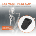thumbnail image 4 of HOT Rubber Clarinet Saxophone Mouthpiece Cap Protect Delicate Tip Black, 4 of 4