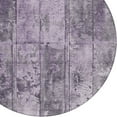 thumbnail image 4 of HomeRoots 618777 8 ft. Purple, Lavender & Gray Round Abstract Washable Indoor & Outdoor Area Rug, 4 of 5