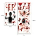 thumbnail image 7 of Cheers US Halloween Window Clings Halloween Decorations Double Sided Bloody Handprint Footprint Halloween Window Stickers for Wall Floor Horror for Halloween Party Decor, 7 of 7