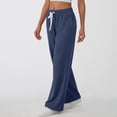 thumbnail image 5 of SUNBS Lounge Pants Lightweight Wide Leg Sweatpants Womens Pants Baggy Lounge Casual Pants Drawstring Womens Pants with Pockets, 5 of 8