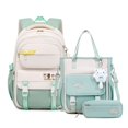 thumbnail image 1 of Backpack 3Pcs/Set for Girls Large Capacity Middle Schoolbag Student Schoolbag Set School Backpack Bags for Teenage Students Bag, 1 of 5