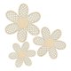 thumbnail image 1 of Decoración de pared de margaritas de 3 piezas, letreros de pared de flores, calcomanías de pared de margaritas, arte de pared de margaritas de madera, 1 of 9