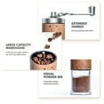 thumbnail image 2 of Manual coffee grinder hand coffee grinder with ceramic core coffee bean grinder home outdoor coffee bean grinder, 2 of 8