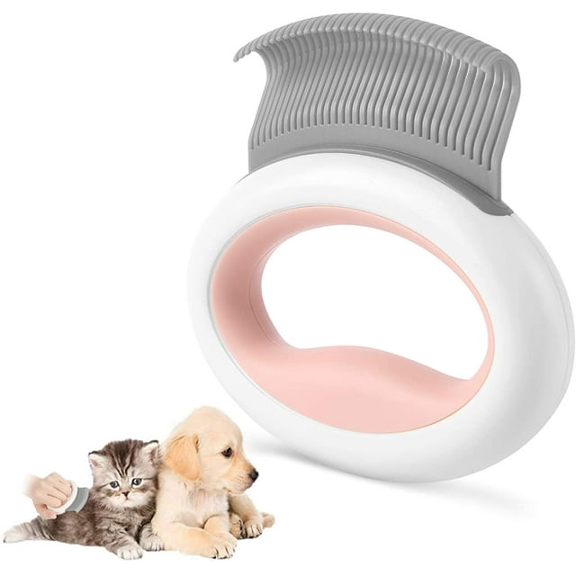 Cepillo de aseo para gatos y cepillo de aseo para perros, peine para mascotas para un masaje relajante.