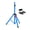 sky blue, variant on 5 Core Adjustable Tripod PA DJ Speaker Stands, Height 31-54 Inches Heavy Duty with 35mm Top Insert, Holds Up to 132 Lbs Per Stand