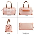 thumbnail image 6 of Kabaqoo Mommy Hospital Bag for Labor and Delivery, Waterproof Diaper Bag Backpack with 2 Organizing Pouches, Pink, 6 of 9