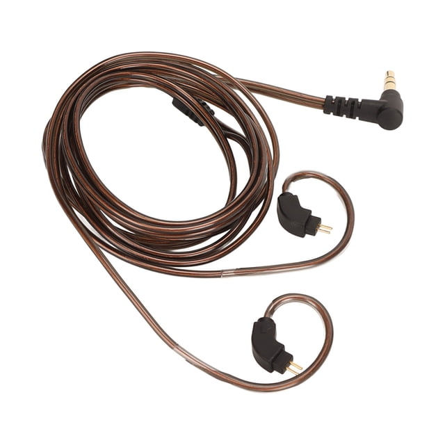 Cable de actualizacia de auriculares, universal 2 pin 0.78 mm Cable de auricular de reemplazo de diseño de gancho para orejas para v20 para as10 para ue18