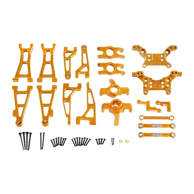 Kit de actualización de dirección para coche RC 1/16, fácil instalación, modificación profesional oro