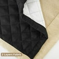 thumbnail image 6 of DriftAway Blackout Soundproof Thermal Insulated Faux Linen Curtains for Bedroom 100% Light Blocking with Quilted Thermal Liner for Cold and Heat Blocking Sound Dampening 1 PC 52" x 84" Beige, 6 of 9