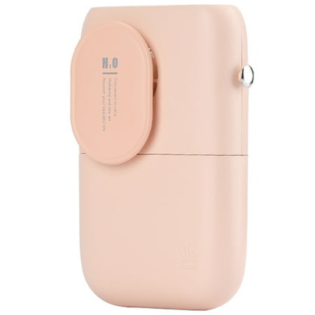 

Handheld Fan Small Personal Fan with 3 Speeds Neck Fan Rechargeable Mini USB Quiet Fan for Travel Home Office -Pink